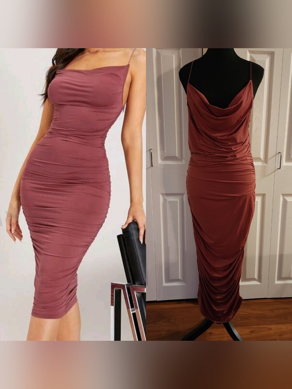 Ruched Bodycon Dress